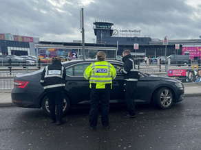 Police suspend two licensed vehicles during Leeds Bradford Airport taxi and PHV checks