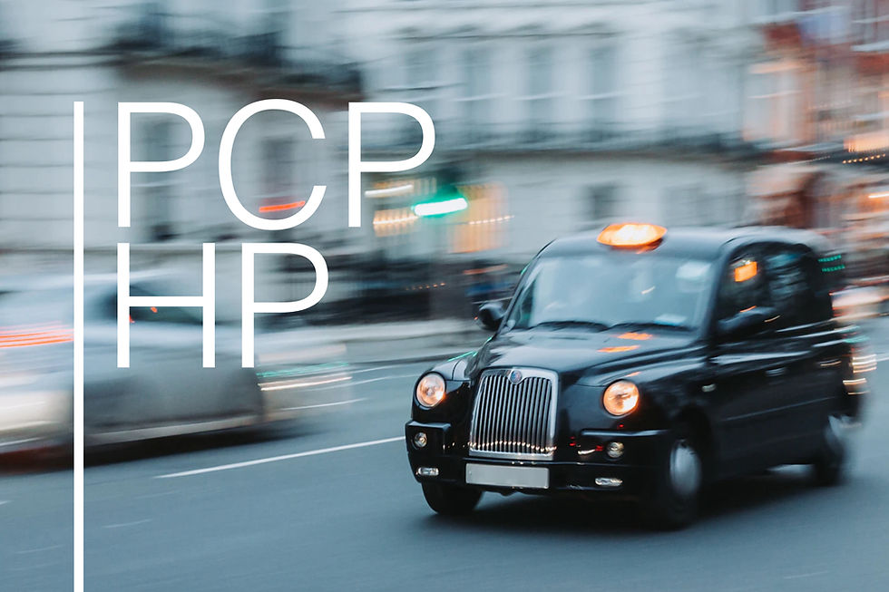 Understanding PCP and HP Taxi Finance: What’s the difference between