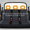How many passengers COULD a taxi in England hold before it’s classed as a minibus?