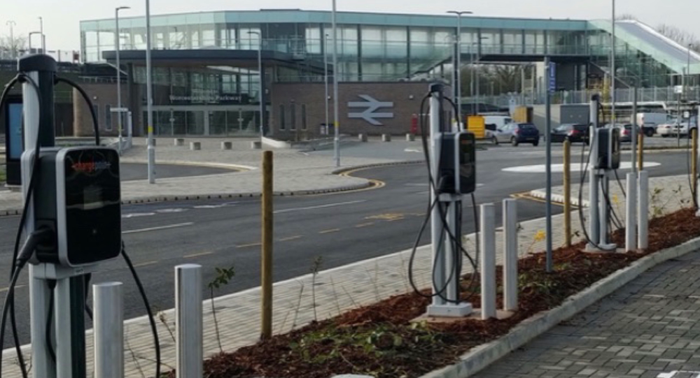 RAW Charging installs 26 EV charge points at new Worcestershire Parkway