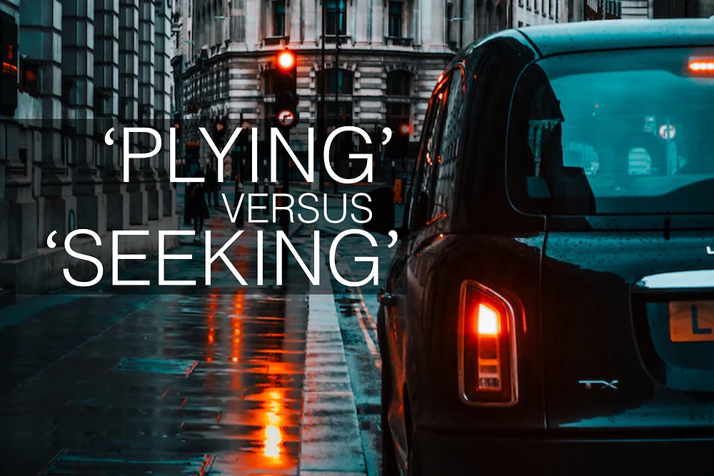 UNDERSTAND THE DISTINCTION 'Seeking Hire' vs. 'PlyingforHire' in the