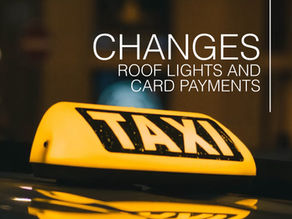 Crawley taxi and private hire vehicles set for new look, roof light changes and card payments from 2026