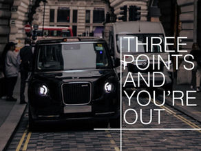 LTDA warns how just a THREE POINT driving offence could see TfL leaving a cabbie unemployed