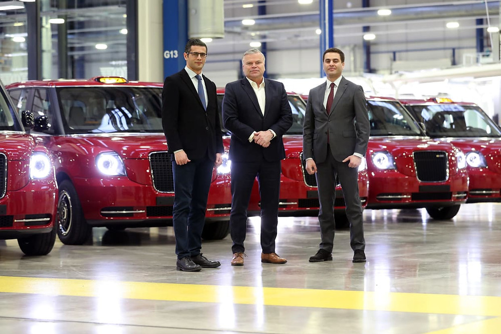 100 new LEVC electric 'Black Taxis' turn RED for Azerbaijan