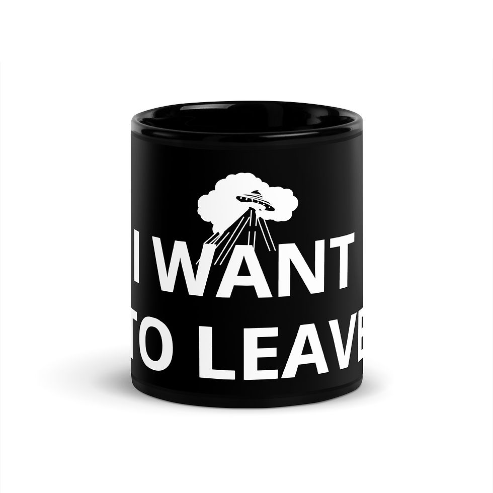 Thumbnail: I WANT TO LEAVE mug