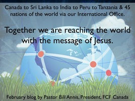
FROM CANADA WITH LOVE (REACHING THE WORLD WITH THE MESSAGE OF JESUS)