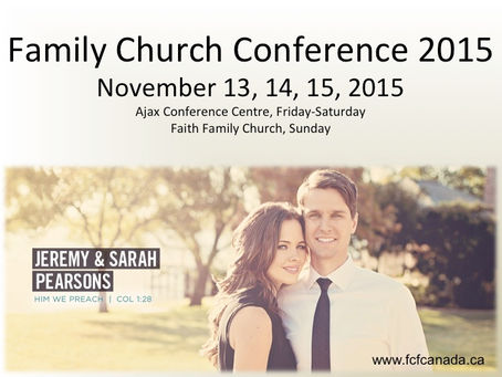 
FAMILY CHURCH CONFERENCE 2015