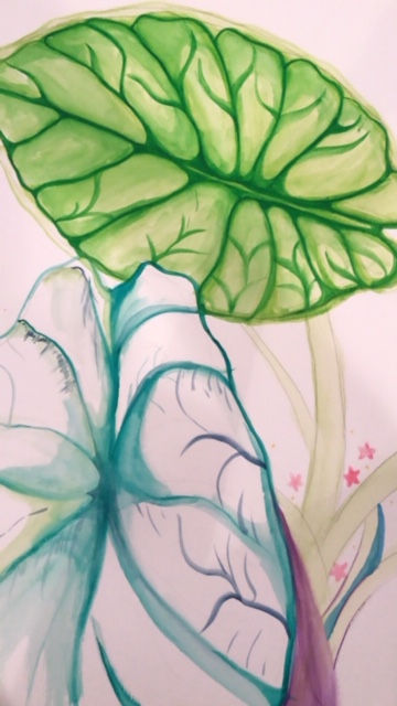 Watercolor Monstera