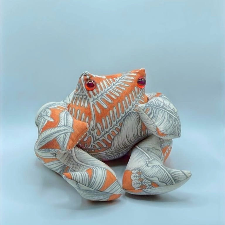 Coral - Frog Doorstop