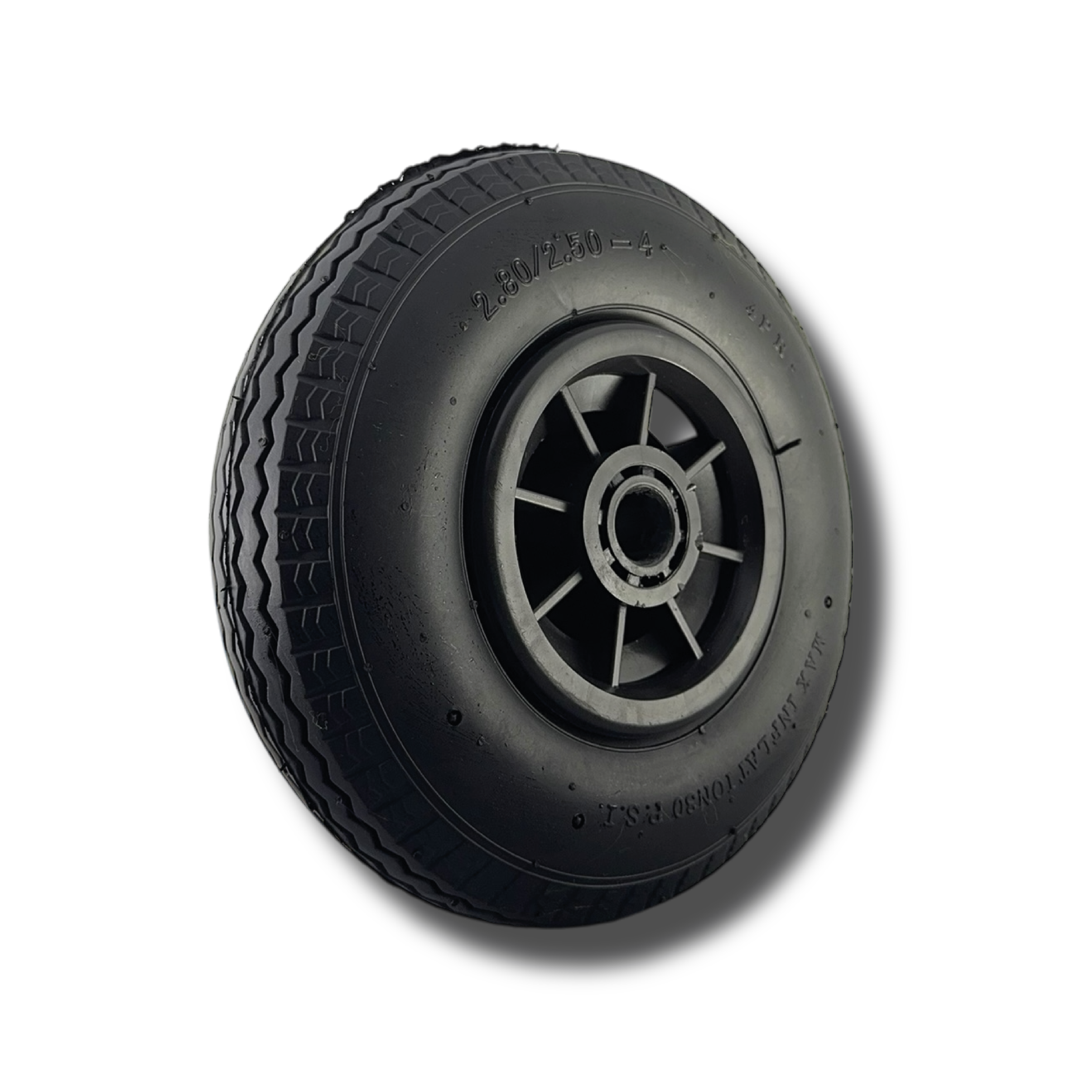 Rueda Neumática Para Carros Carretas 220mm