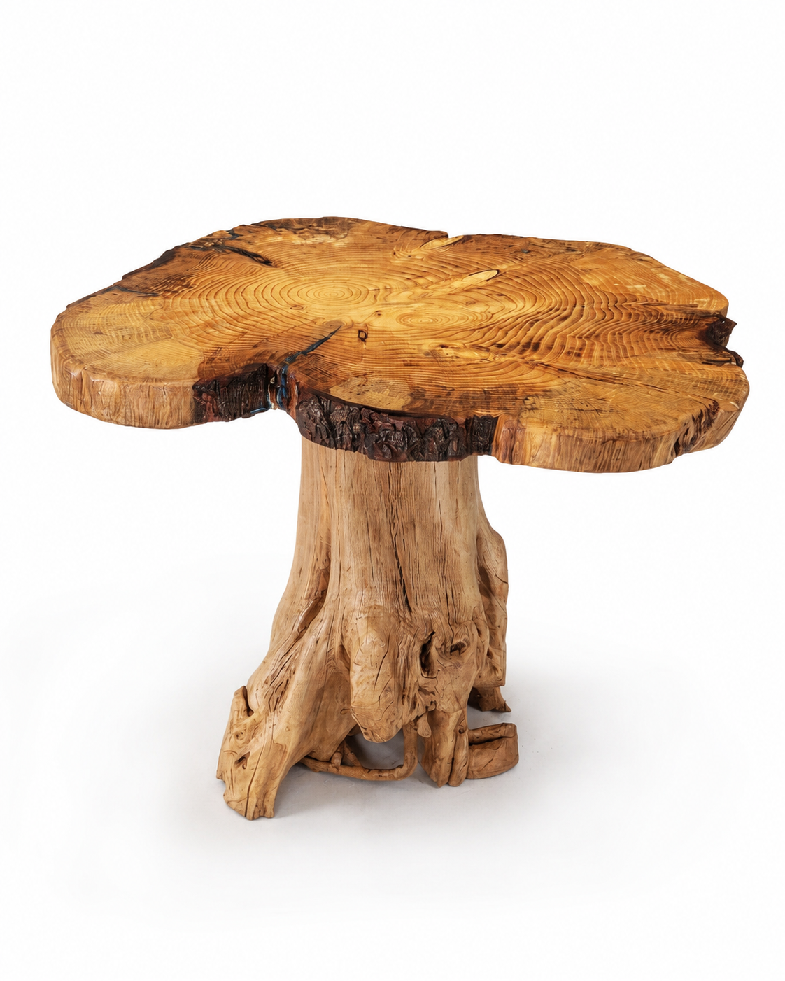 Natural Tree Root Dining Table – Handcrafted by Artessy