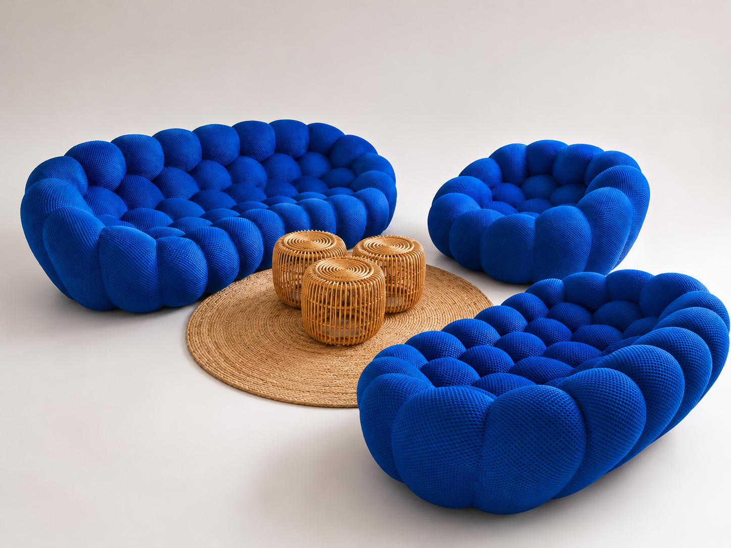 The Bubble Luxe Sofa Set