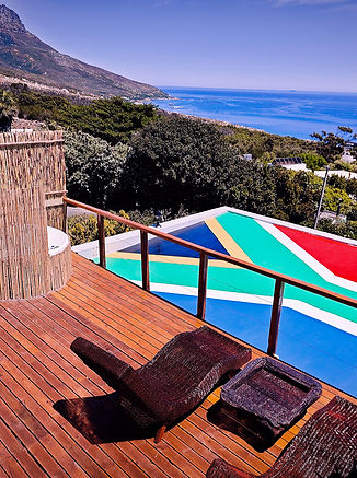 View from the glamping dome