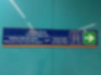 Signboard in the metro indicating direction towards Yellow Line