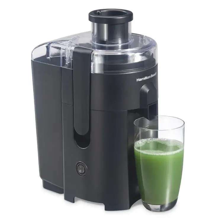 Miniatura: Extractor de jugos compacto HealthSmart Hamilton Beach negro