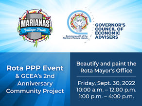 Sign up for the Rota PPP Event & GCEA’s 2nd Anniversary Community Project