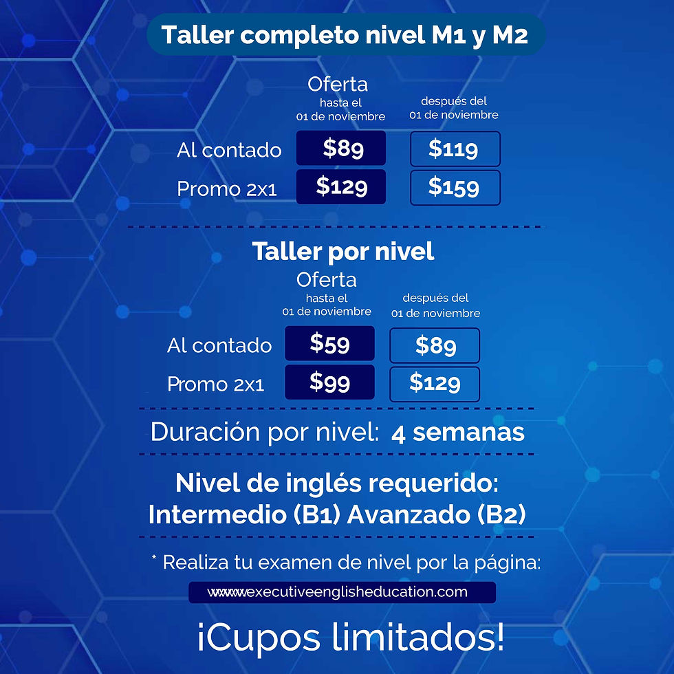 Miniatura: M2 Taller de Inglés Especializado en Medicina - Medicina Nivel2