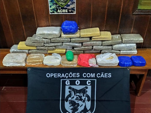 Polícia Militar e GEFRON apreendem drogas na BR-364
