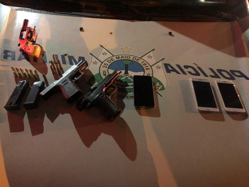 PM prende quatro homens após cometerem roubo e manterem vítimas em cárcere privado em Rio Branco