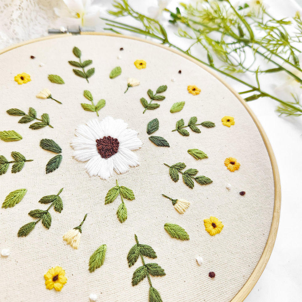 תמונה ממוזערת: ערכת רקמה - Floral Mandala