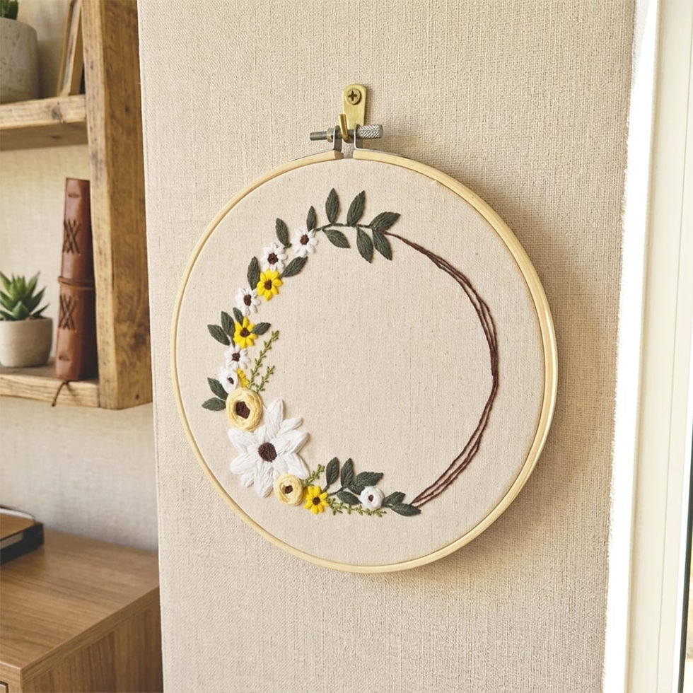 תמונה ממוזערת: ערכת רקמה - Floral Wreath