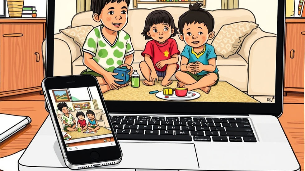 Keep an eye on your kids at home whist at work. You already have the tools to do it!