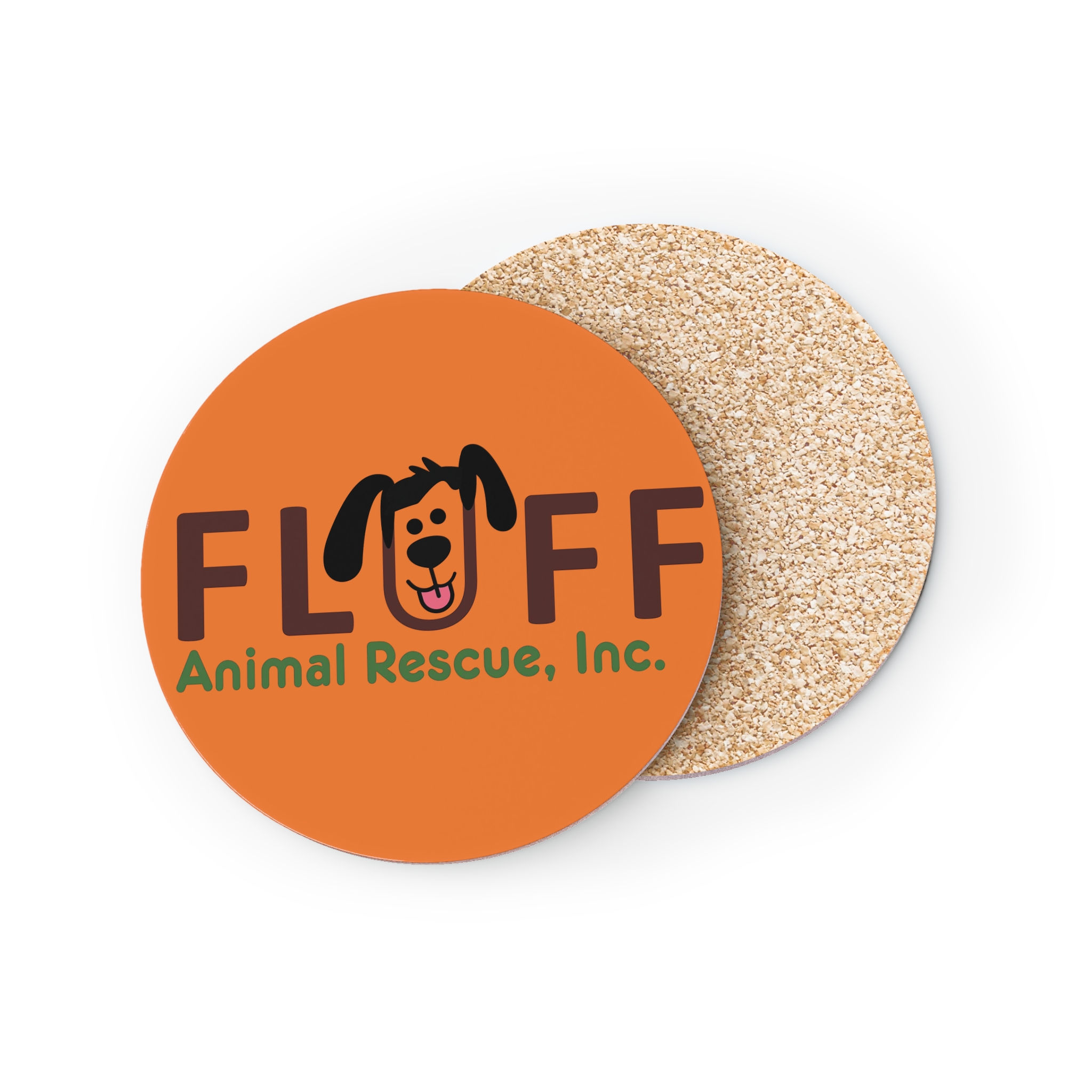 Fluff Animal Rescue Coasters - Cute Dog-Themed Drink Coasters 