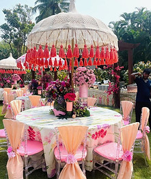 Sitting arrangements at a wedding 