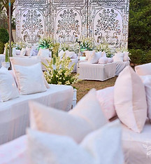Sitting arrangements at a wedding 