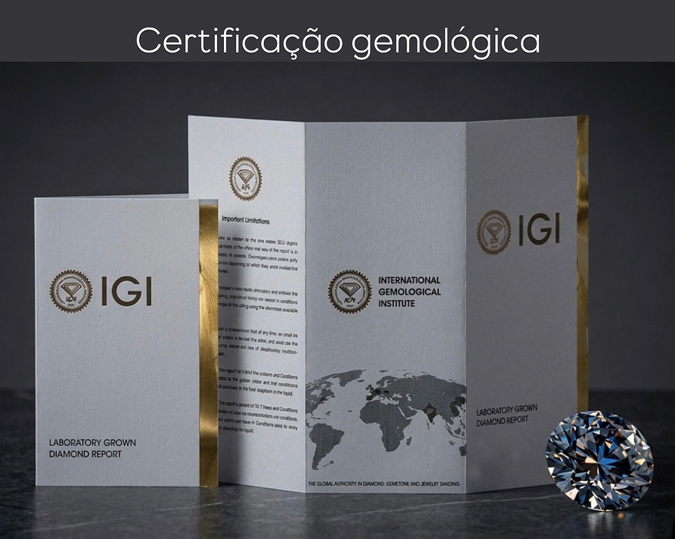 Miniatura: Ouro 18k - pingente solitário Dara de diamante lab grown cushion