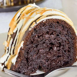 Salted Caramel Mocha Bundt Cake