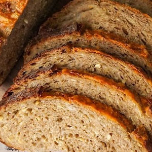 Guinness Cheddar Sourdough Bread