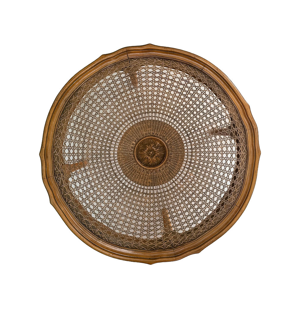 Thumbnail: VINTAGE RATTAN COFFEE TABLE