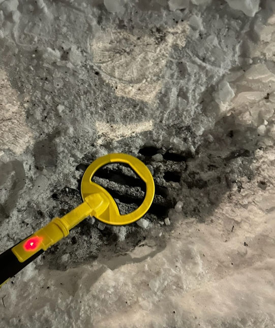 Søk og åpne frosne sluk