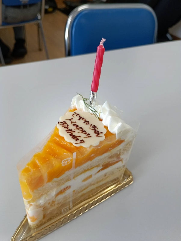 7月の誕生日をお祝いしました