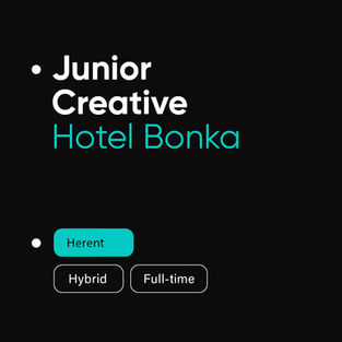 Junior Creative bij Hotel Bonka