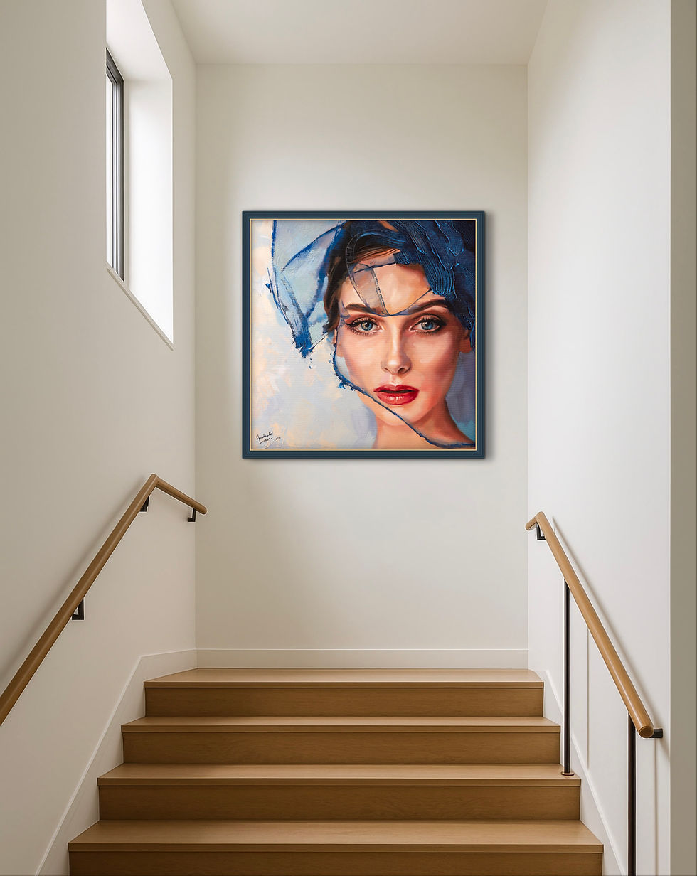 Thumbnail: Acrylic Painting "Fragmented Gaze"