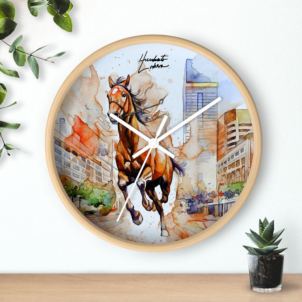 Thumbnail: Wall Clock (Watercolor - Inspired)