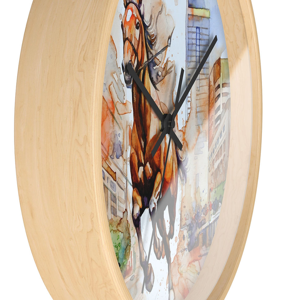 Thumbnail: Wall Clock (Watercolor - Inspired)