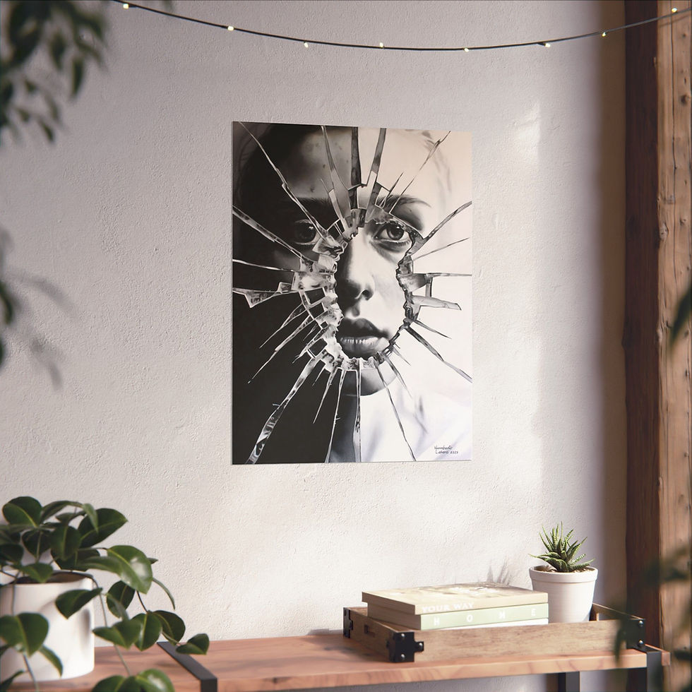 Thumbnail: Title: "Broken Soul", Matte Paper Poster 18" x 24"
