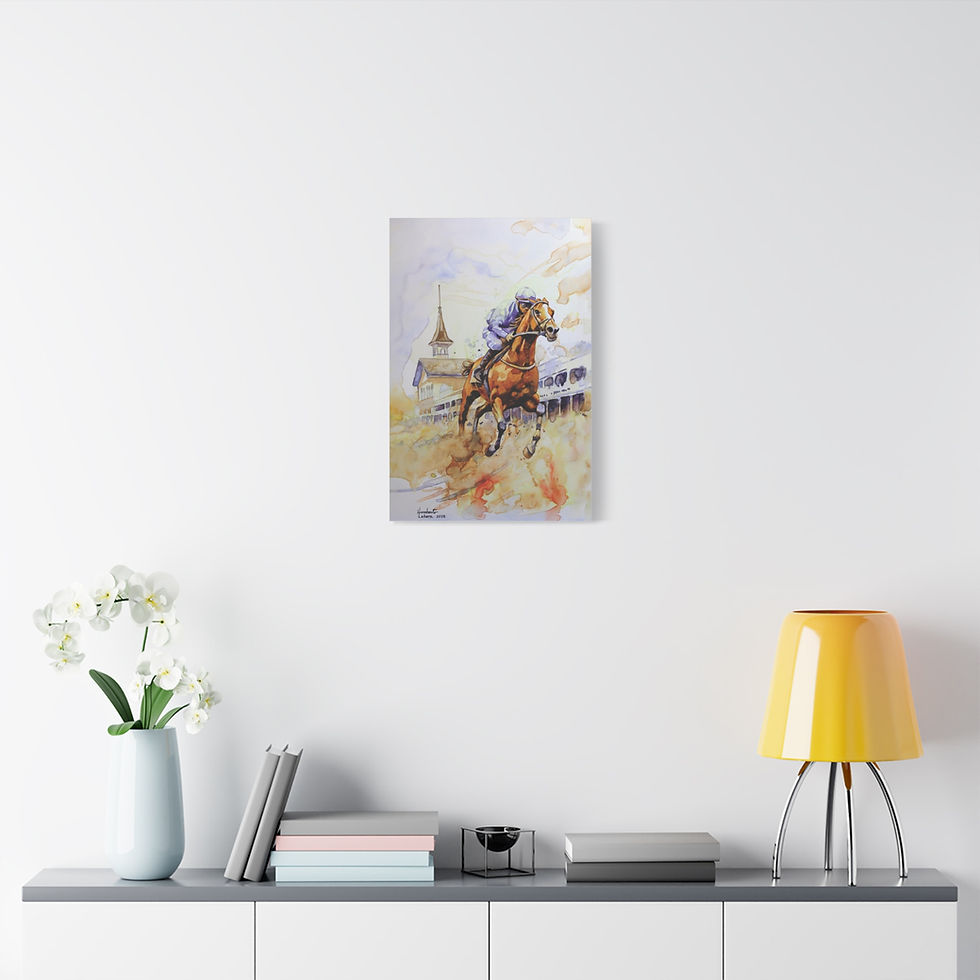 Thumbnail: Fine Art Canvas Giclée "Fast Dust"
