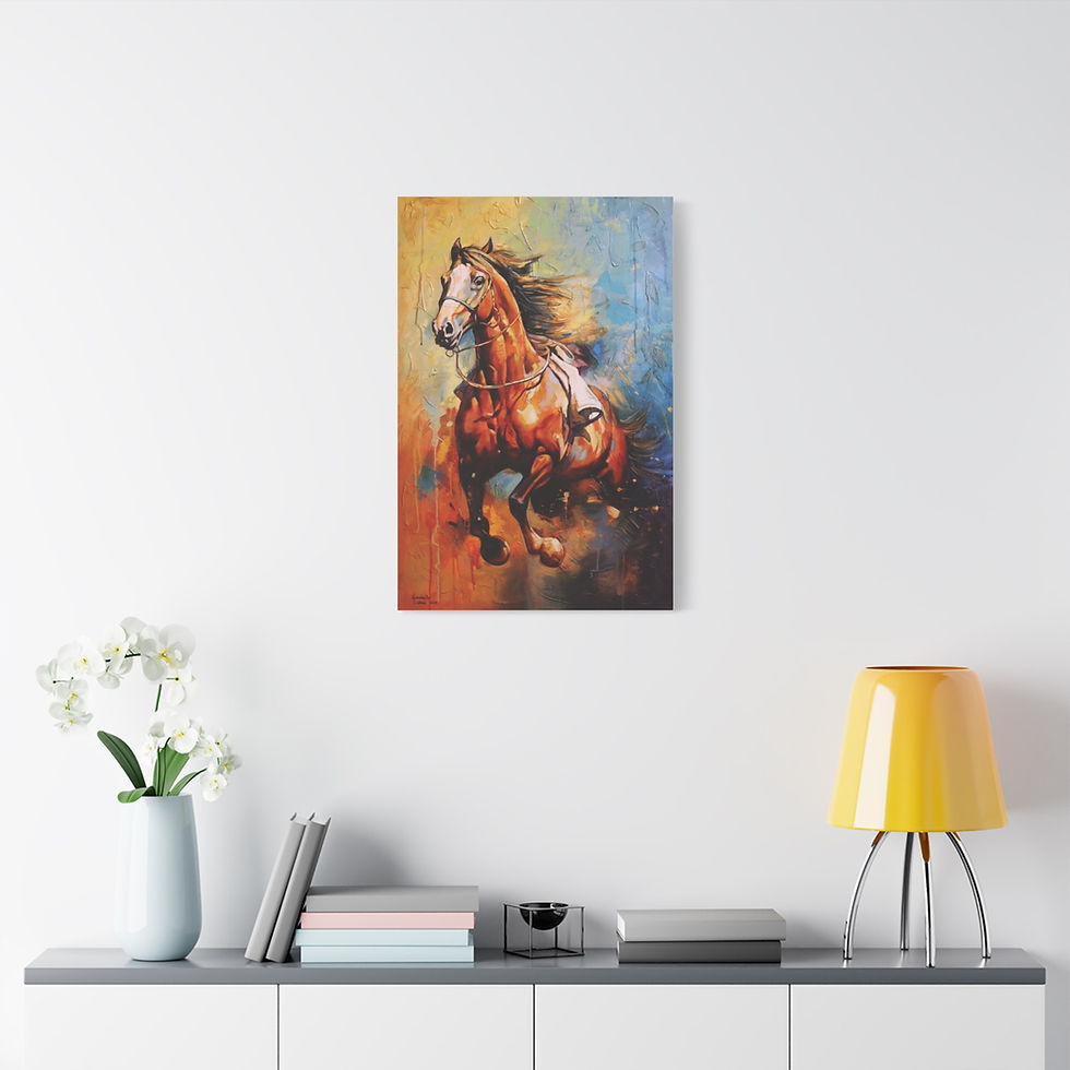 Thumbnail: Fine Art Canvas Giclée "Carrera Solitaria"