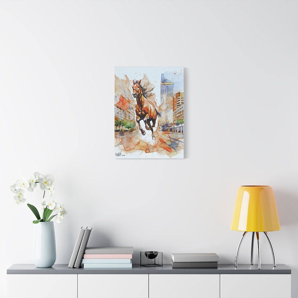 Thumbnail: Fine Art Canvas Giclée "Speeding"