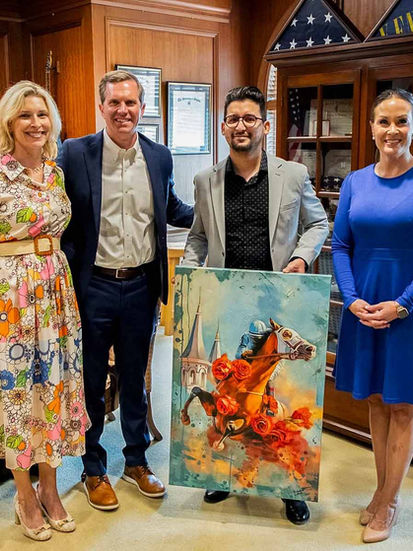 Governor's Derby Poster with Andy Beshear.