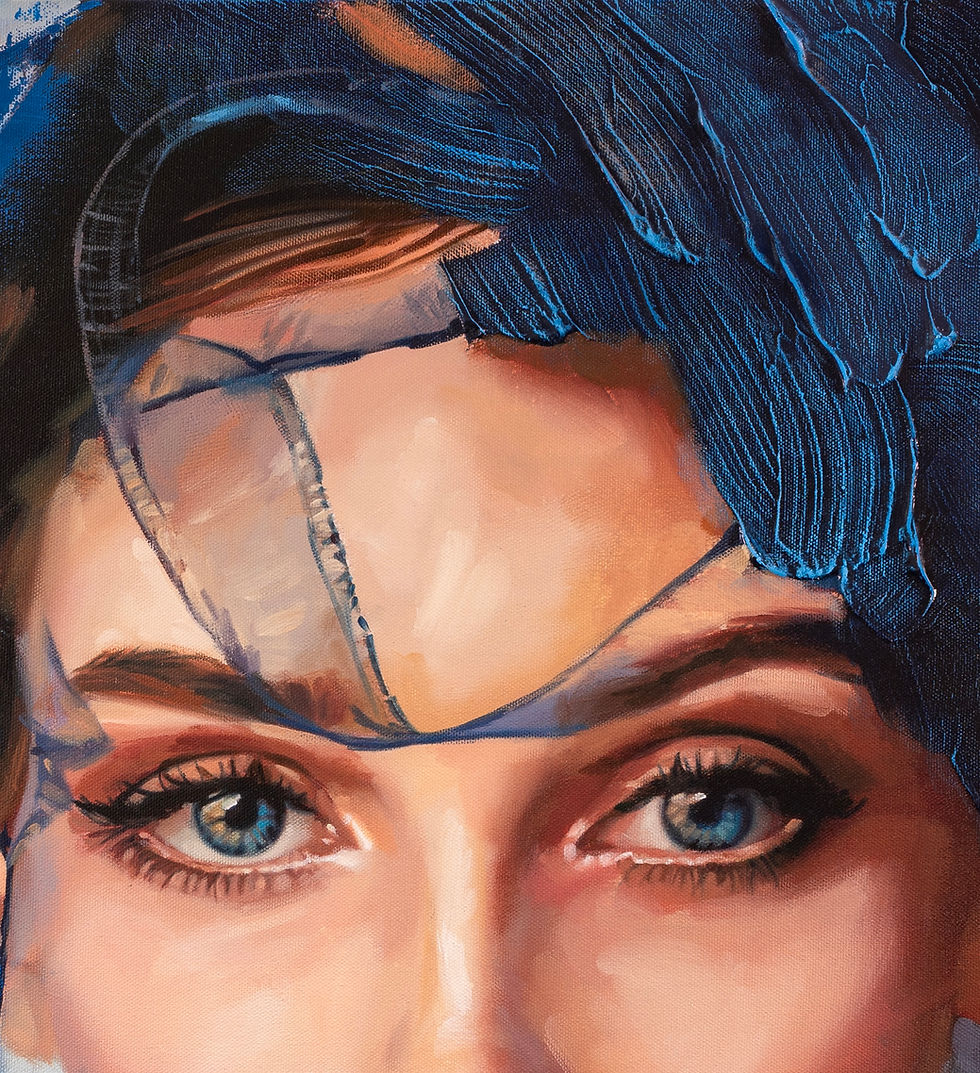 Thumbnail: Acrylic Painting "Fragmented Gaze"