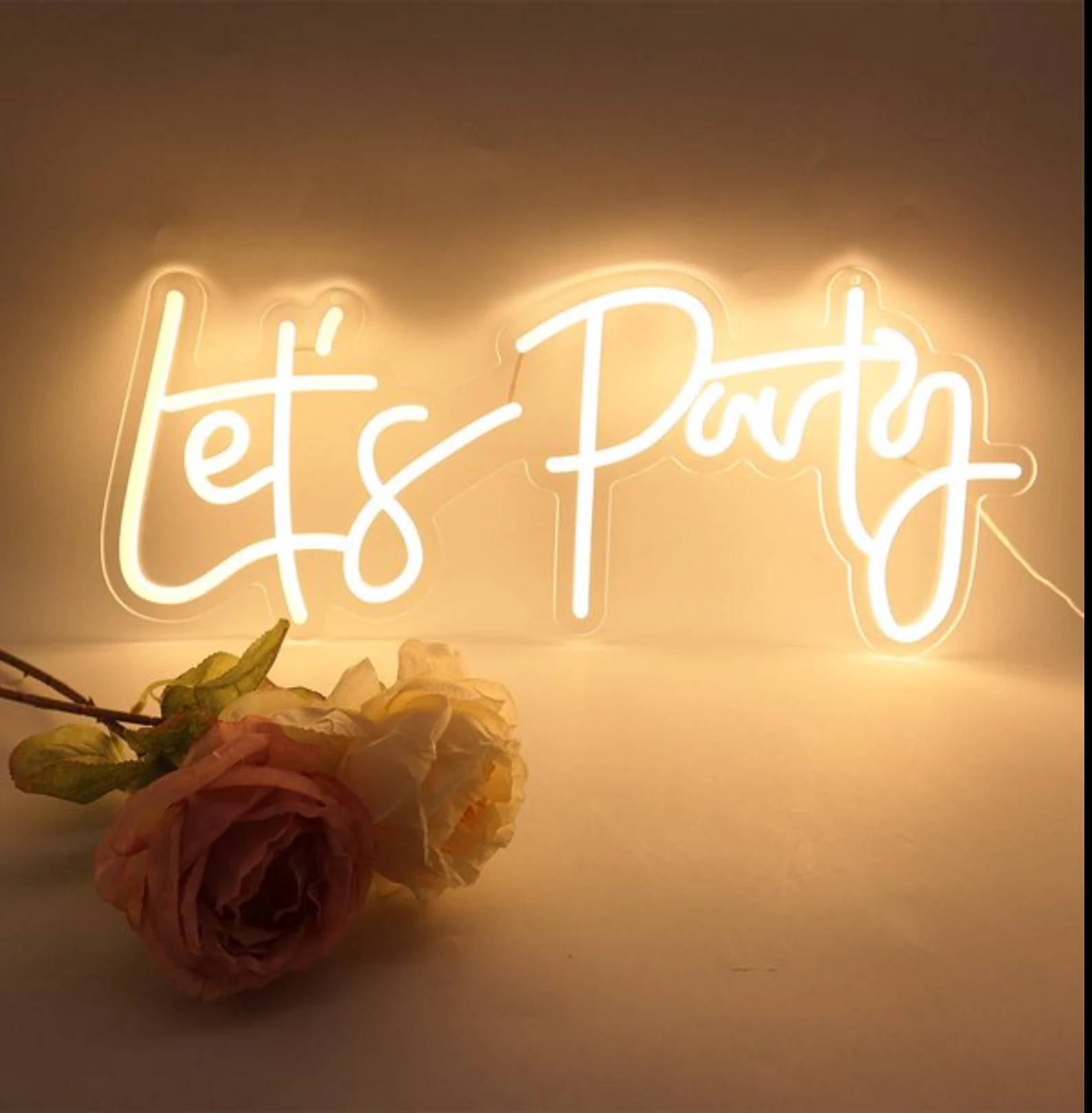 Let's Party Neon Sign
