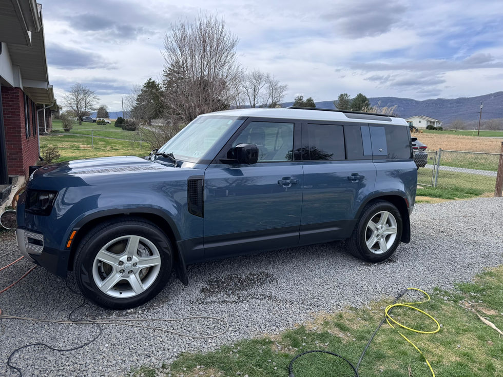 Clean vehicle paint surface with enhanced depth and clarity
