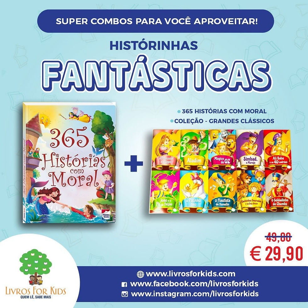 Combo 19 História Fantásticas LFK - Coleção Histórias Fantásticas LFK