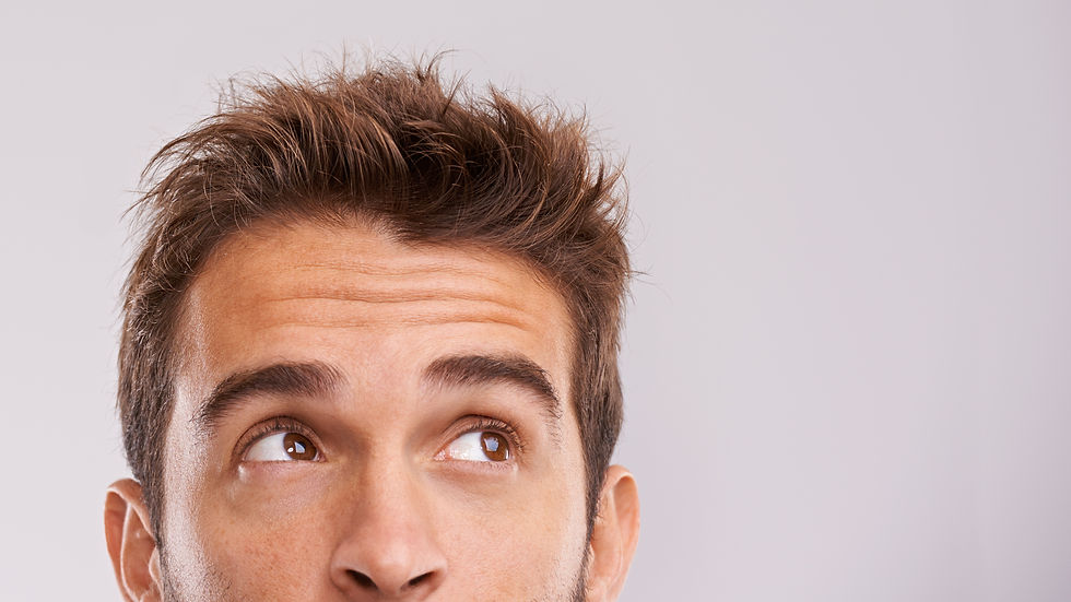 Man Looking Up