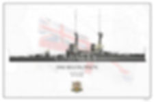 HMS Bellerophon WL print
